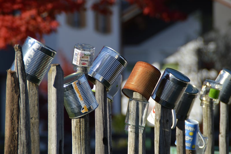 tin can planters